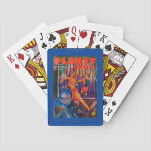 Jeu De Cartes Couverture de magazine d'histoires de planète 3