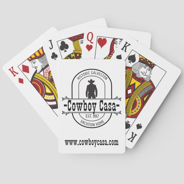 Jeu De Cartes Cowboy Casa Jouer aux cartes (dos)