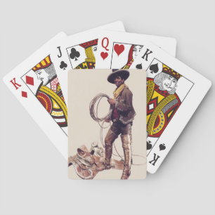 Jeu De Cartes « Cowboy mexicain » par W Herbert Dunton