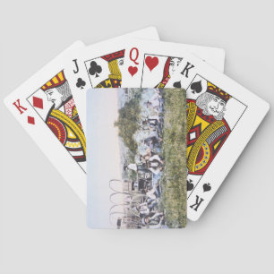 Jeu De Cartes Cowboys à l'heure du déjeuner, 1904 (photo)