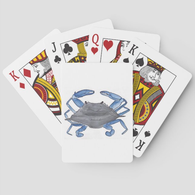 Jeu De Cartes Crabe bleu (dos)