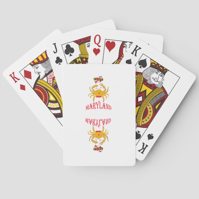 Jeu De Cartes Crabe dans le Maryland (dos)