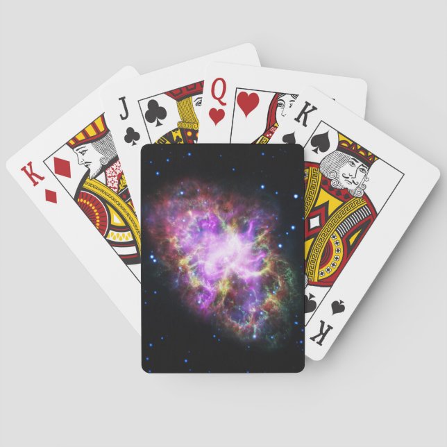 Jeu De Cartes Crabe Nebula Supernova Remnant Hubble Composite (dos)