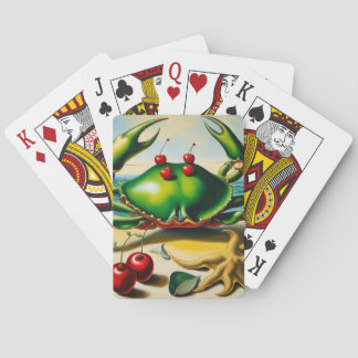 Jeu De Cartes Crabe Sur La Plage Cartes De Jeu