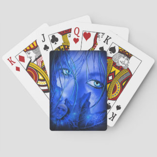 JEU DE CARTES CRAINTE FILLE BLEUE AVEC HABIL