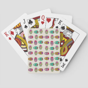 Jeu De Cartes Crânes à sucre Cartes de jeu classiques