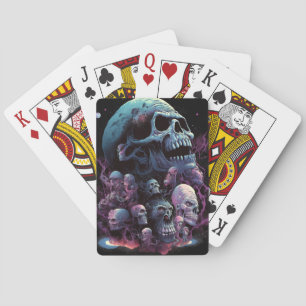 Jeu De Cartes Crânes monstres Horreur Art
