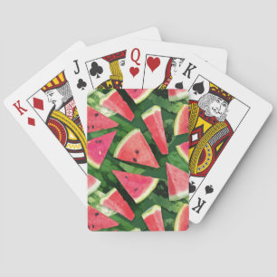 Jeu De Cartes Création de Motif de pastèque
