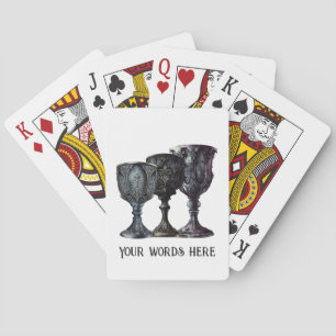 Jeu De Cartes Créez vos propres chalices noires gothiques