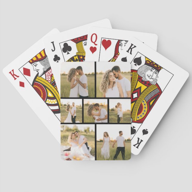 Jeu De Cartes Créez votre propre collection de 7 photos (dos)