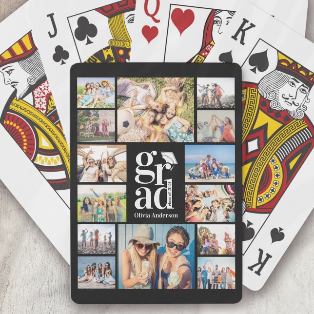 Jeu De Cartes Créez votre propre collection de photos Graduate N (Créateur téléchargé)