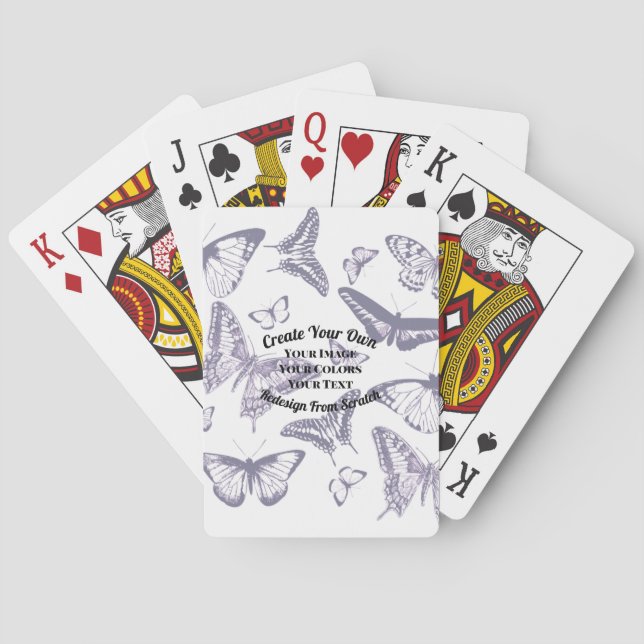Jeu De Cartes Créez votre propre conception personnalisée (dos)