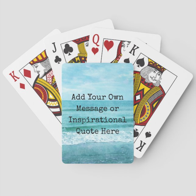 Jeu De Cartes Créez votre propre devis inspirant motivationnel (dos)