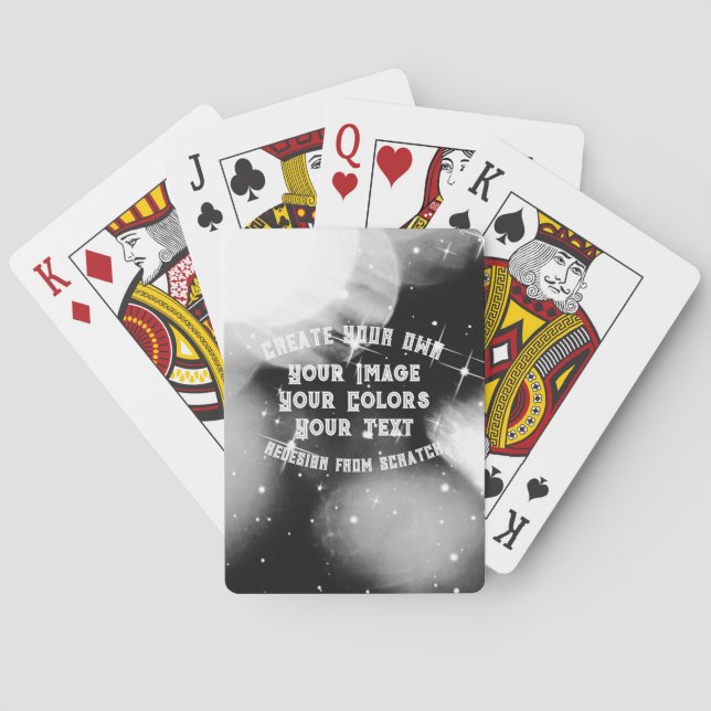 Jeu De Cartes Créez votre propre personnalisation (dos)