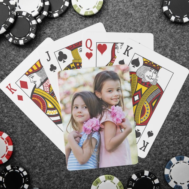 Jeu De Cartes Créez votre propre photo (Create your Own Photo Poker Cards)