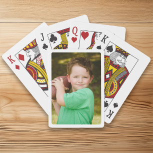 Jeu De Cartes Créez votre propre photo de bordure blanche