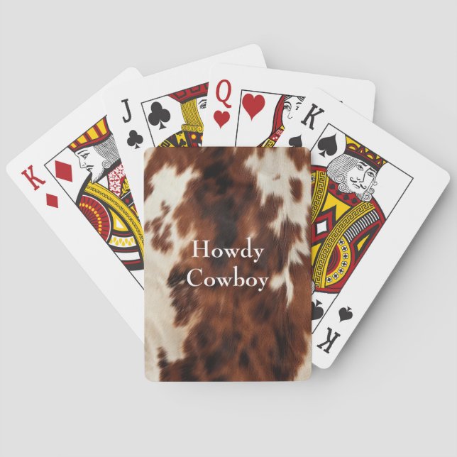 Jeu De Cartes Crème Brown Vachette du sud-ouest (dos)