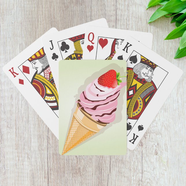 Jeu De Cartes Crème De Glace À La Fraise (Créateur téléchargé)