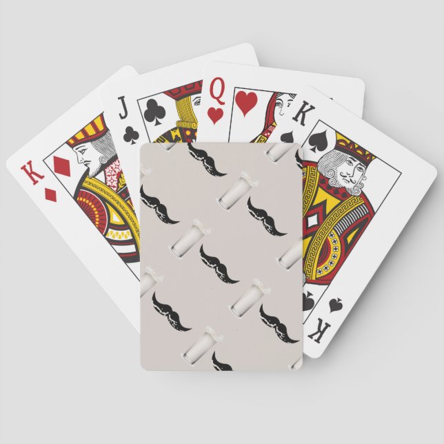 Jeu De Cartes Crème de moustache de lait (dos)