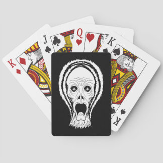Jeu De Cartes Cri d'âme glaçant, étrange art d'horreur