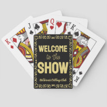Cribbage Bienvenue au spectacle Personnalisé Or