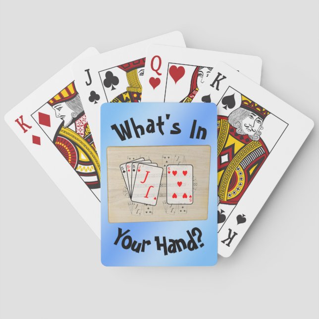 Jeu De Cartes Cribbage Cards - Hearts 29 Hand (dos)