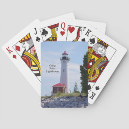 Jeu De Cartes Crisp Point Lighthouse jouant aux cartes