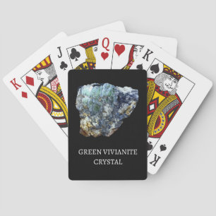 Jeu De Cartes Cristal Vivianite Vert