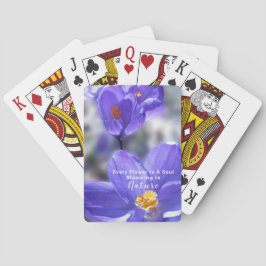 Jeu De Cartes Crocus Photo Flower Citation
