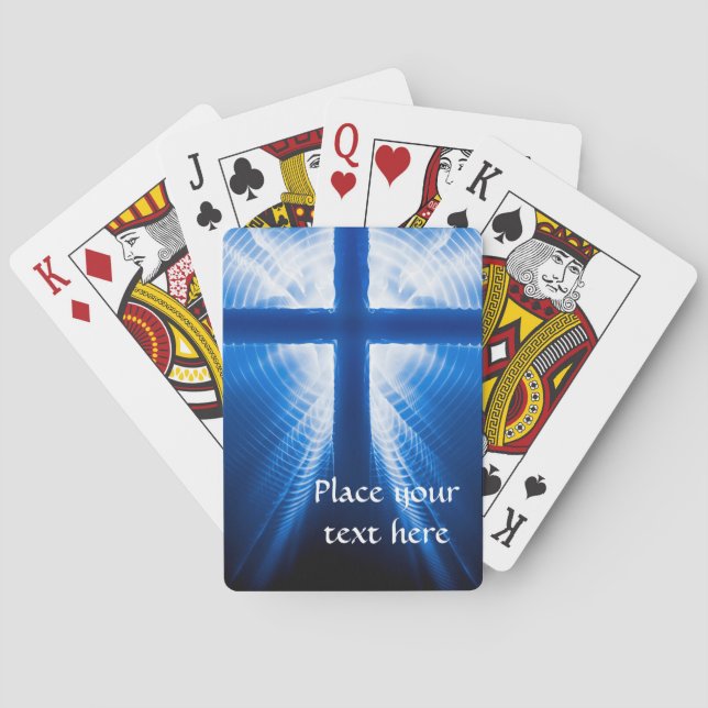Jeu De Cartes Croix du Christ (dos)
