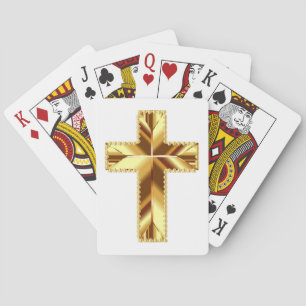 JEU DE CARTES CROIX SAINTE EN OR