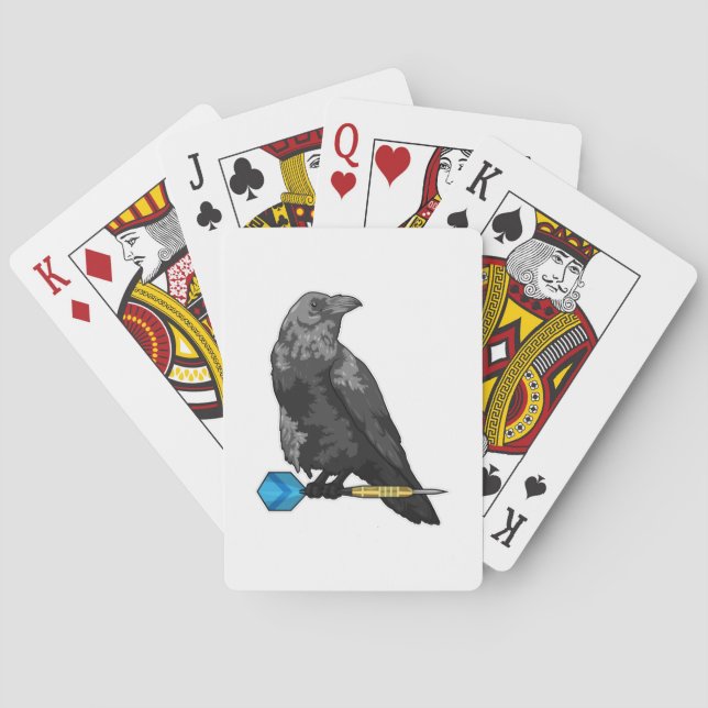 Jeu De Cartes Crow at Darts (dos)