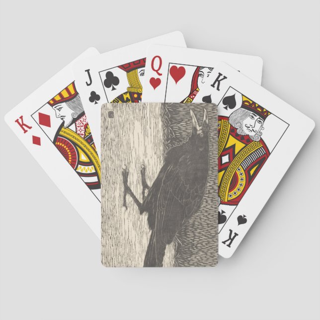 Jeu De Cartes Crow hurlant (par Jan Mankes) (dos)