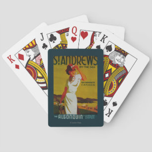 Jeu De Cartes Cru PosterEurope d'algonquin de Saint Andrews