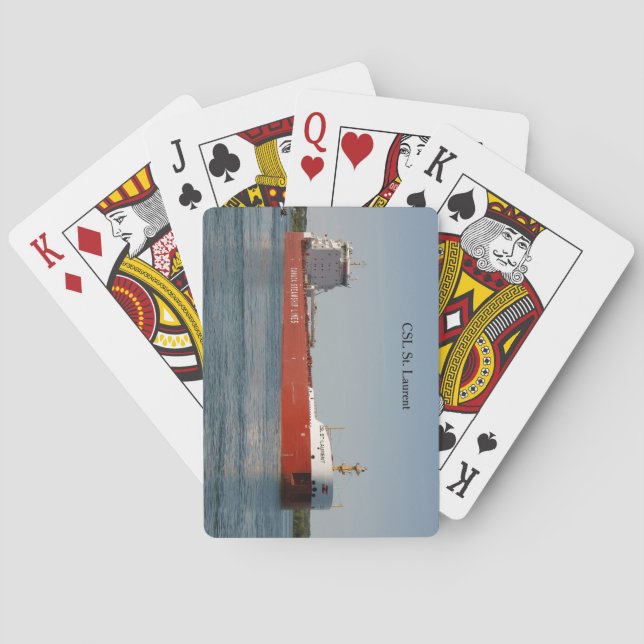 Jeu De Cartes CSL St Laurent jouer aux cartes (dos)