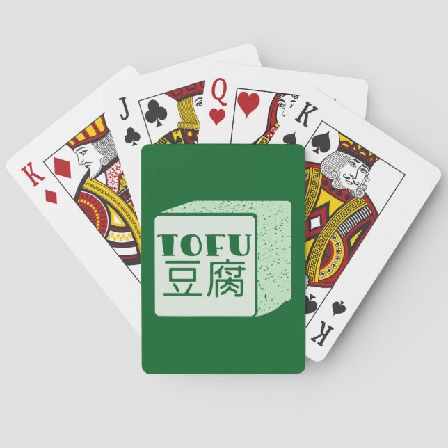 Jeu De Cartes Cube japonaise de tofu (dos)