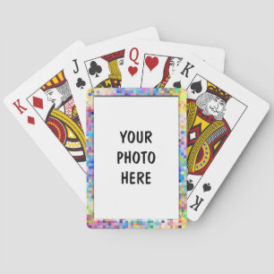 Jeu De Cartes Cubes Pastel Personnalisés - Cartes De Lecture De