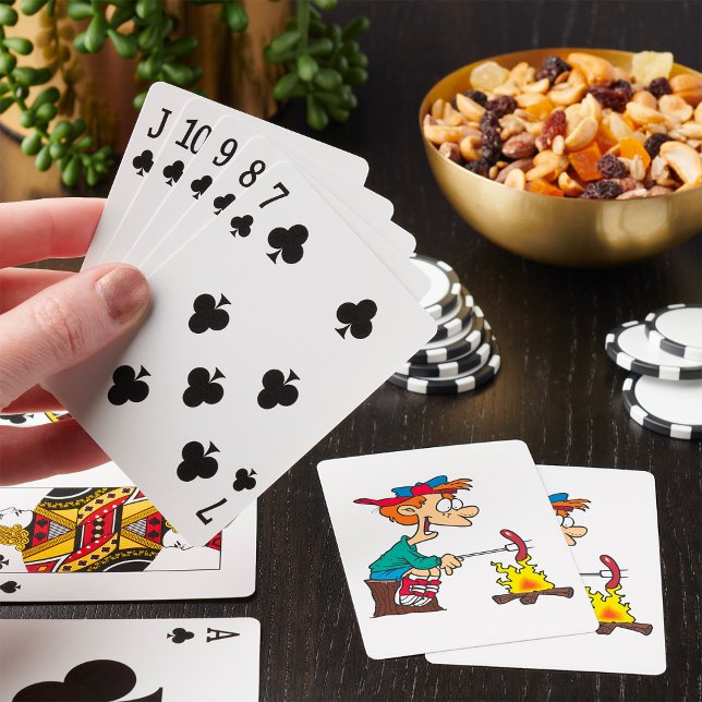 Jeu De Cartes Cuisine Sur Un Feu De Campagne (Créateur téléchargé)