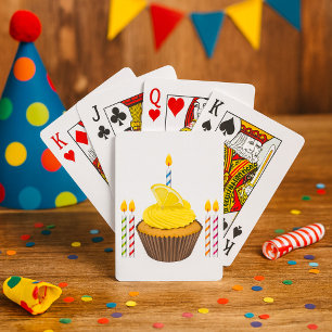 Jeu De Cartes Cupcake Et Bougies