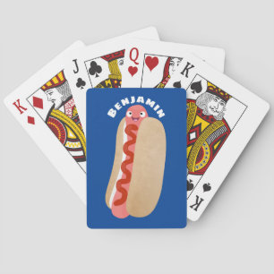 Jeu De Cartes Curieux hot dog Weiner dessin animé