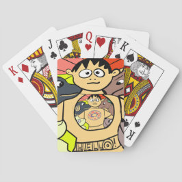 Jeu De Cartes Curious Boy and His Whimsical Animals