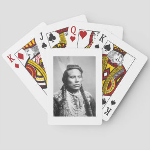 Jeu De Cartes Curley, de la tribu Crow, l'un des scouts de Custe