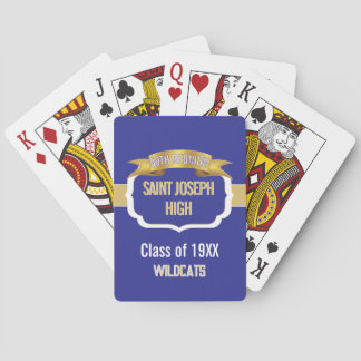 Jeu De Cartes Custom BLUE 50th Class Reunion 