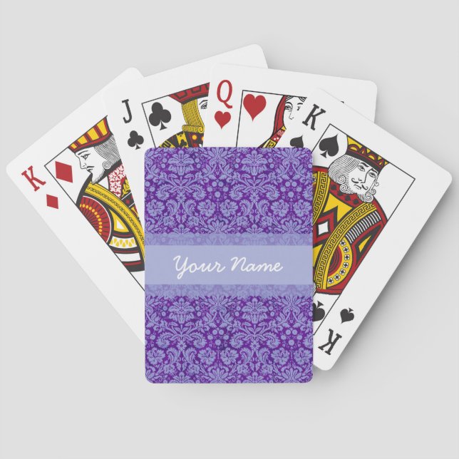 Jeu De Cartes Custom Damask (dos)