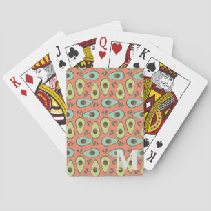 Jeu De Cartes Cute Avocado et Cilantro Foodie