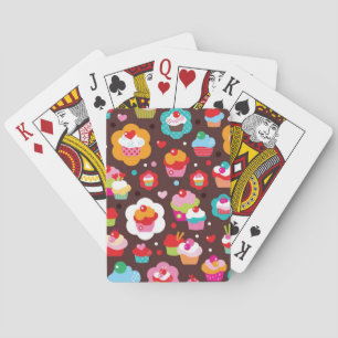Jeu De Cartes Cute Cup Cake Pattern