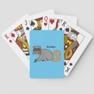 Jeu De Cartes Cute Emperor Tamarin illustration