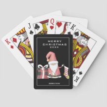 Cute Festive Père Noël Gnome en rouge