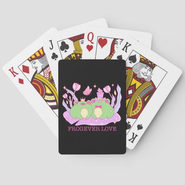 Jeu De Cartes Cute Frog - Frogever Love (dos)