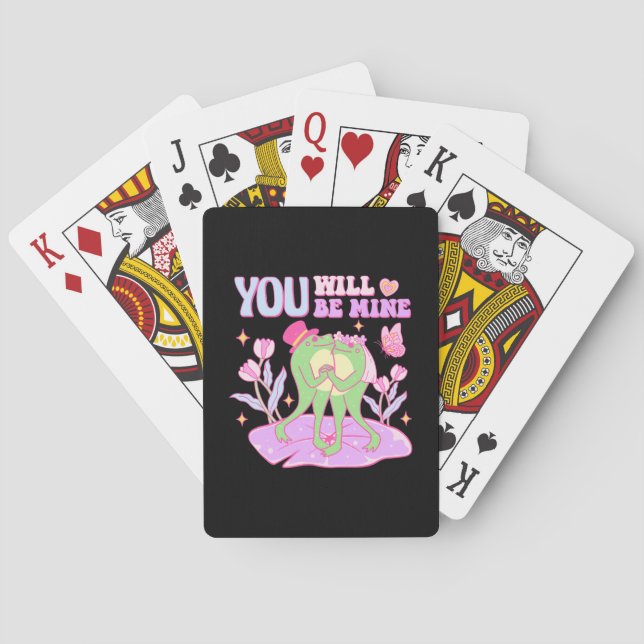 Jeu De Cartes Cute Frog - Vous Serez À Moi (dos)